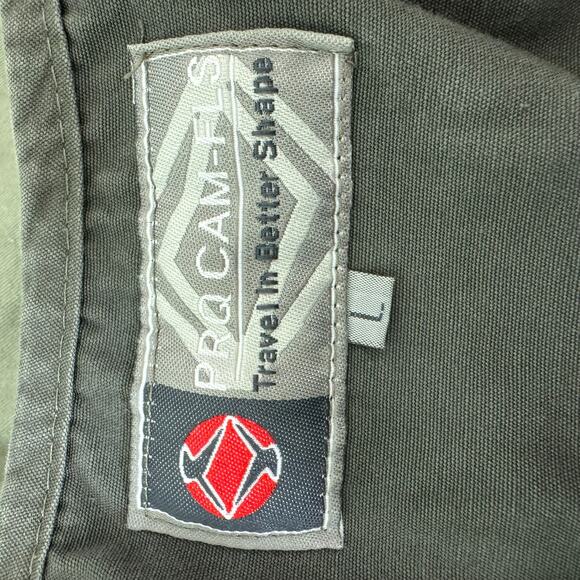 Pro Cam-FLS Vest Mens L Green Multi Pocket Utility Travel Outdoor Fishing Zip - Picture 3 of 11